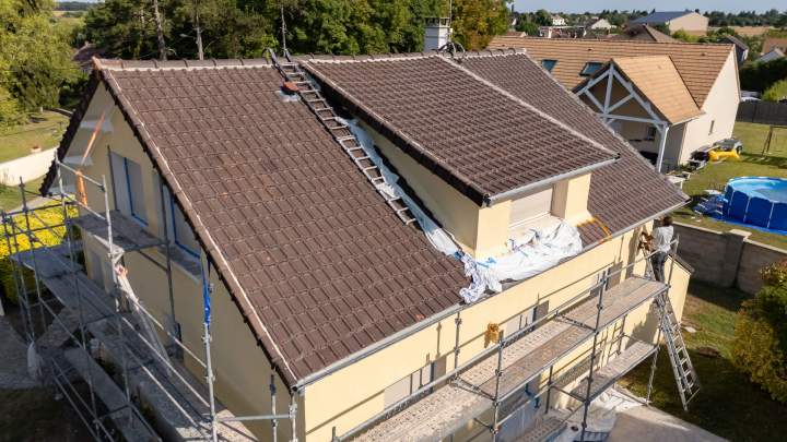 Toiture en tuiles à Dammarie-les-Lys